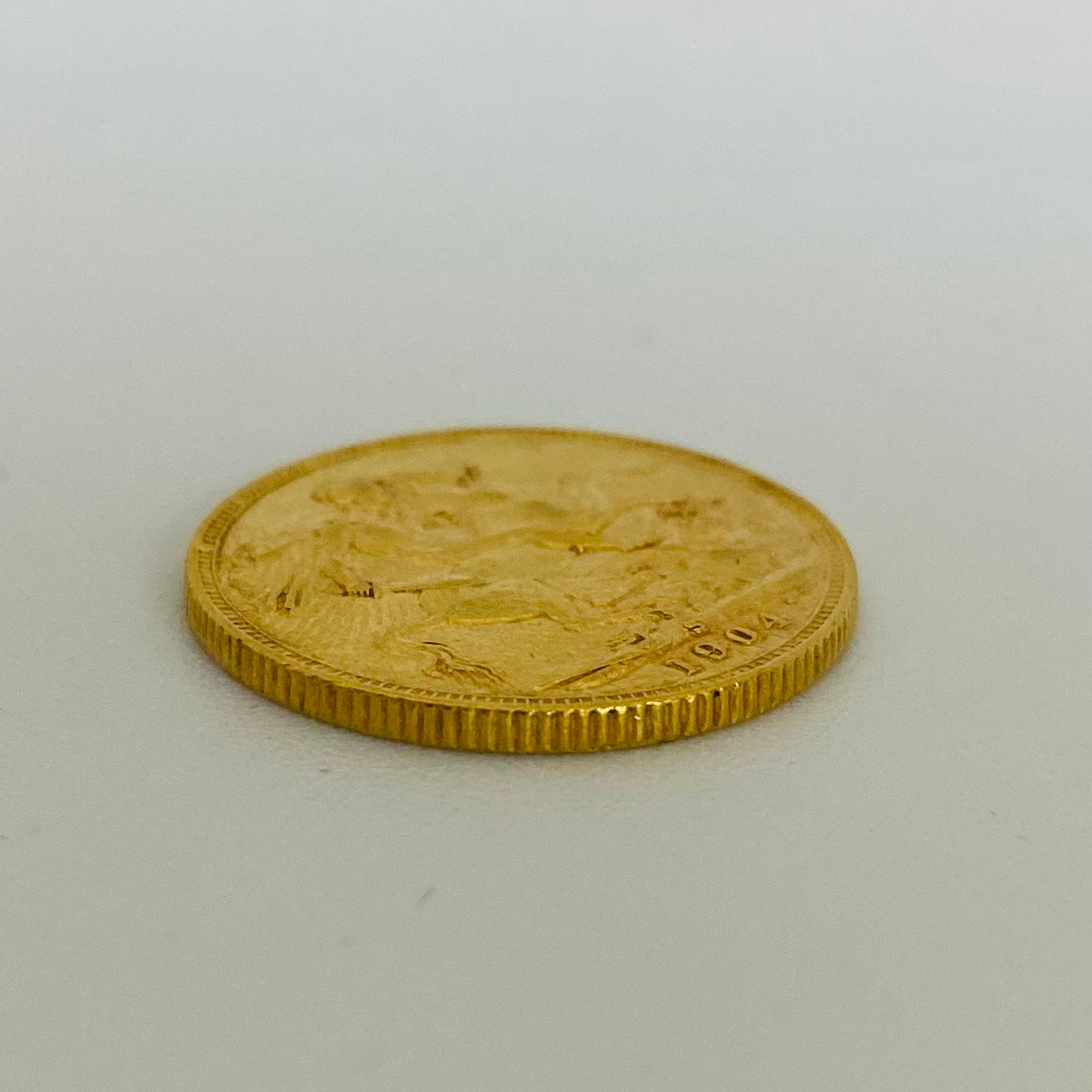 Pièce en or Edward VII de 1904 en très bon état