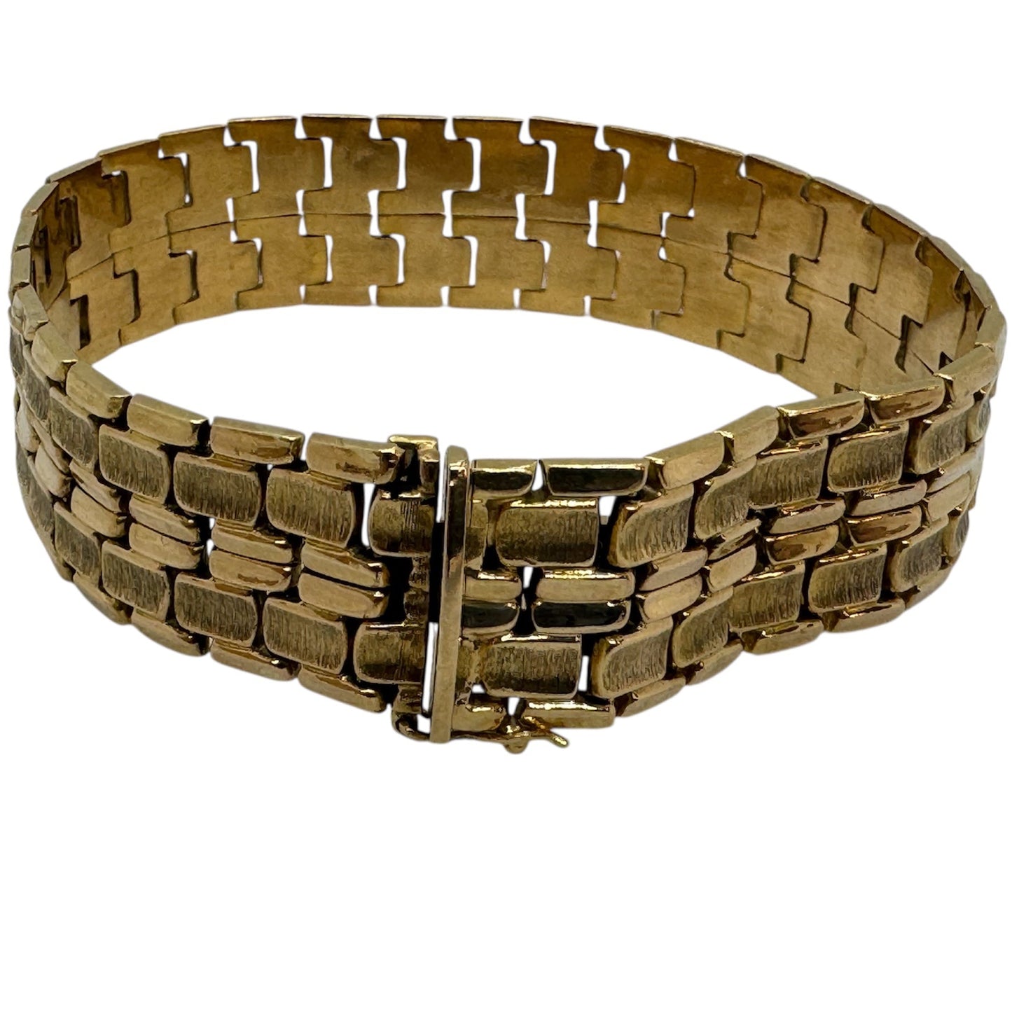 Bracelet Manchette en Or Jaune 18K  29.24 Grs