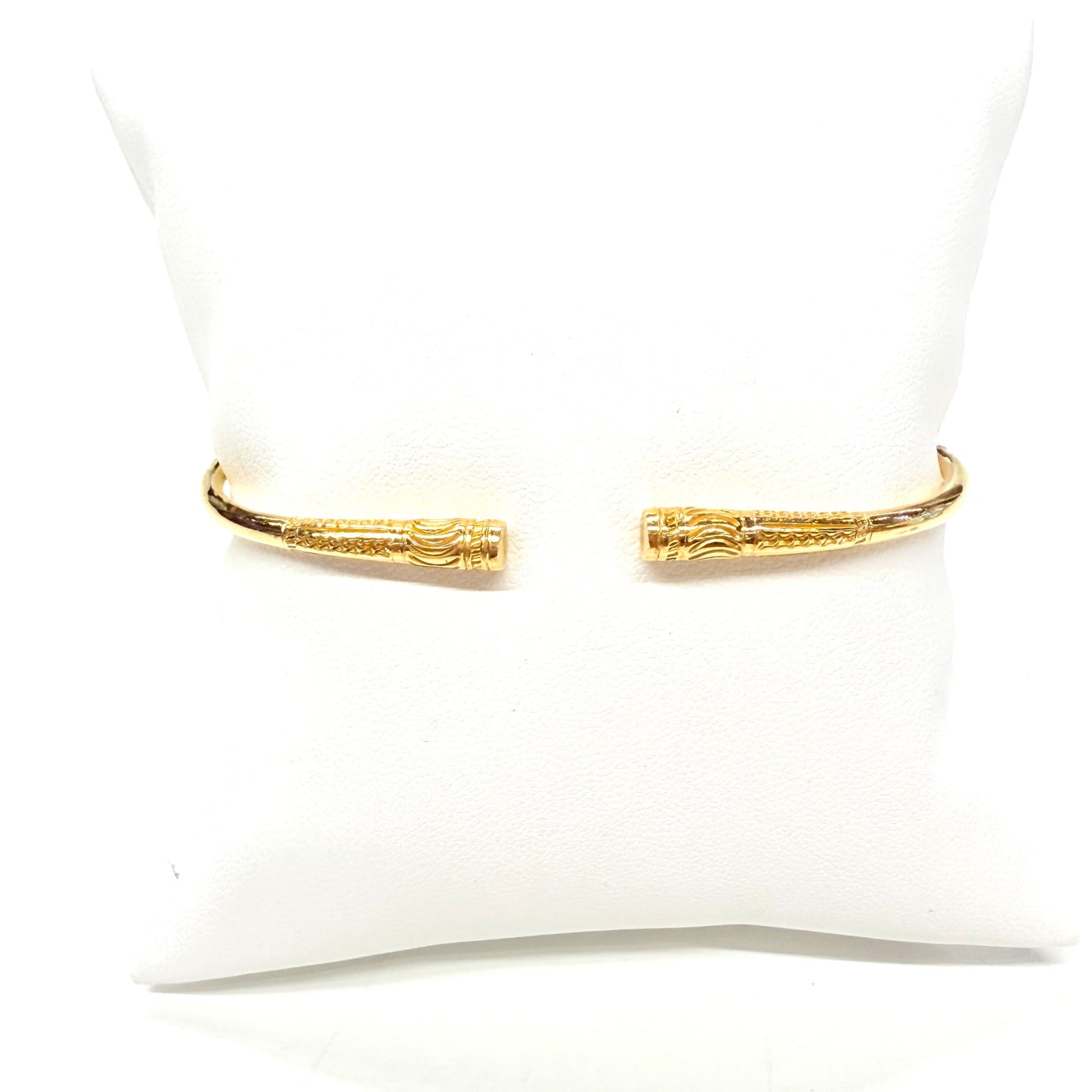 Bracelet Jonc Malgache en Or Jaune 18k 15.91 Grs