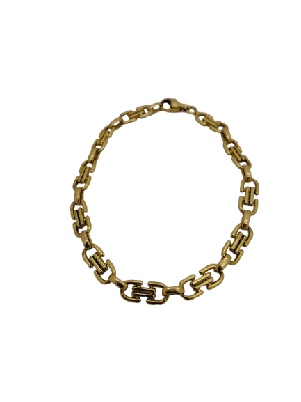 Bracelet Maillon Marine en Or Jaune 18K 13.81 Grs