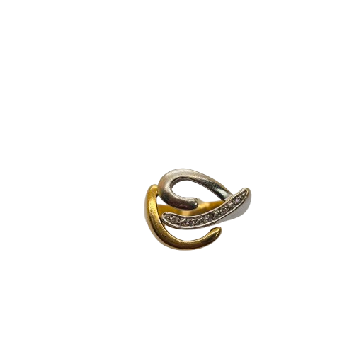 Bague en or 18K avec diamants Taille-52