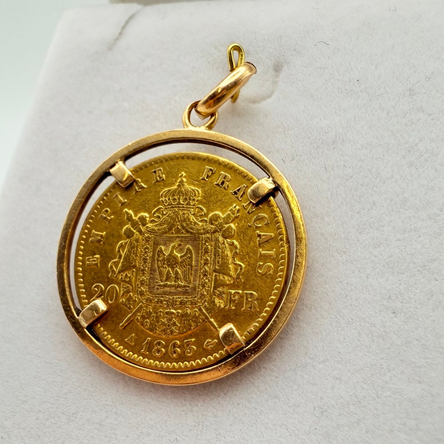 Porte-pièce en Or Jaune 18K 8.29 Grs