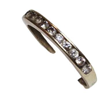 Alliance en or gris 18 carats Taille-48
