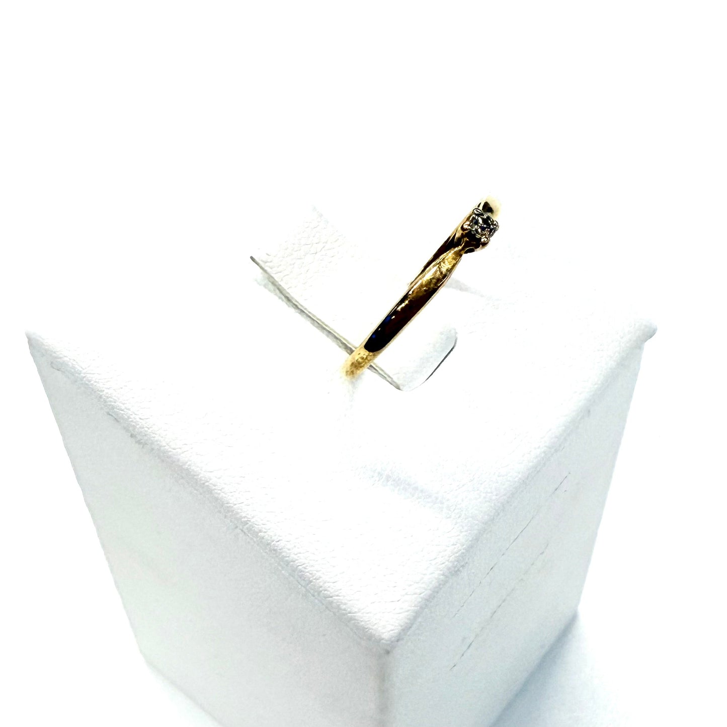 Solitaire en or jaune 18k Taille-55