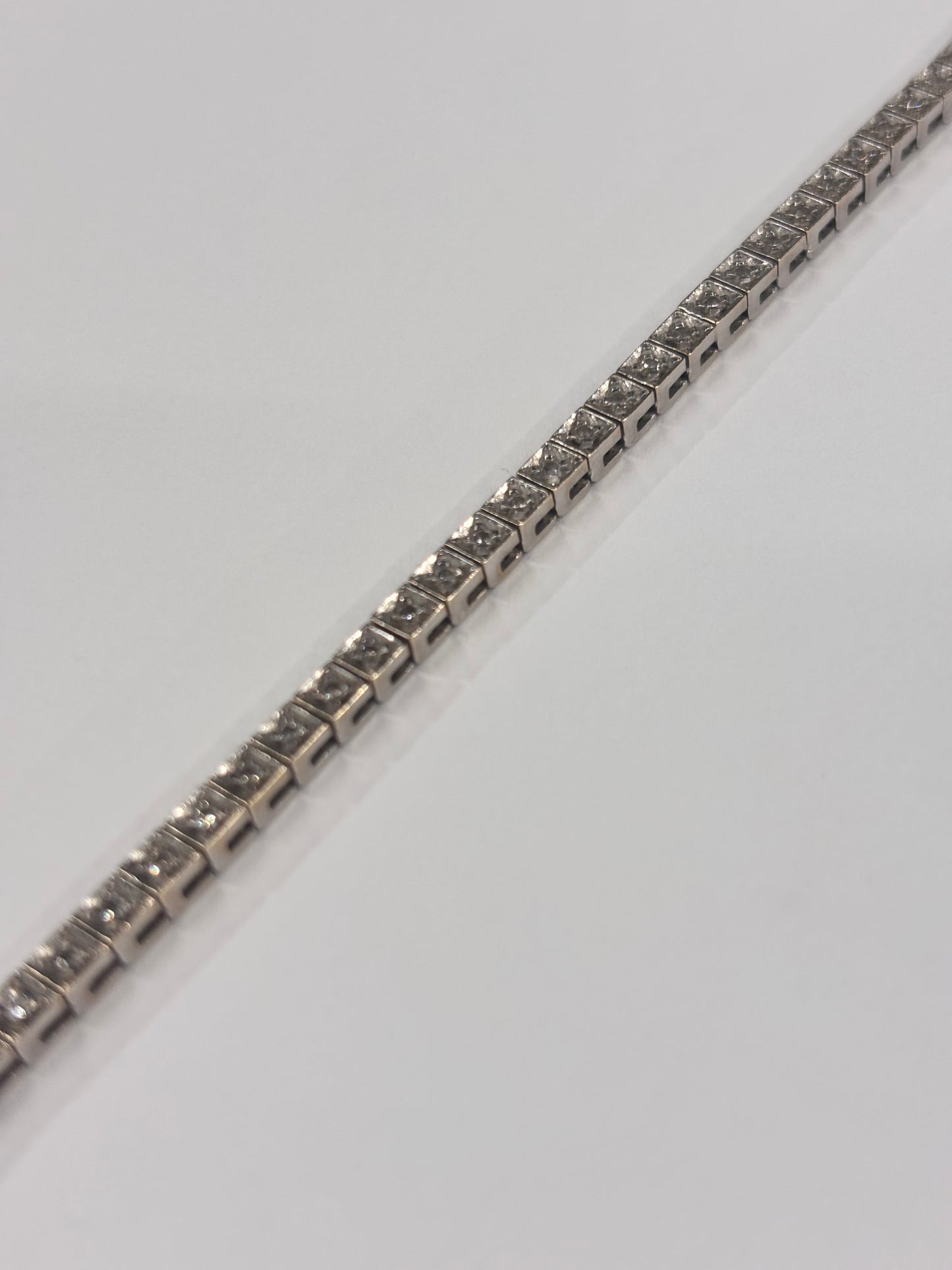 Bracelet en Or Blanc 18K 13.76 Grs