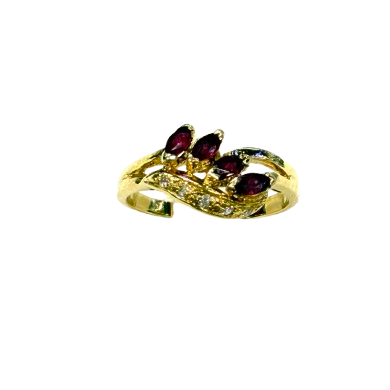 Bague Or Jaune 18k Taille-54