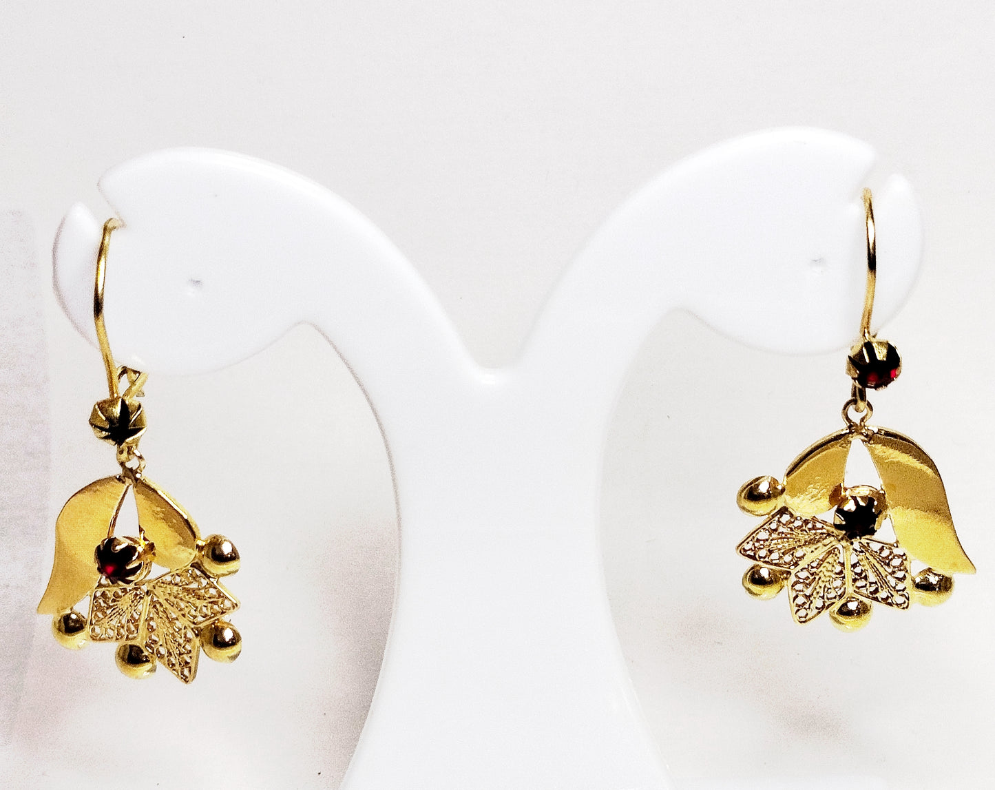 Boucles d'oreilles en or jaune 14K 6.56 Grs