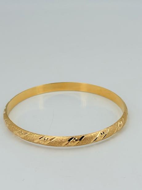 Bracelet Jonc Or Jaune 18K 45.94 Grs
