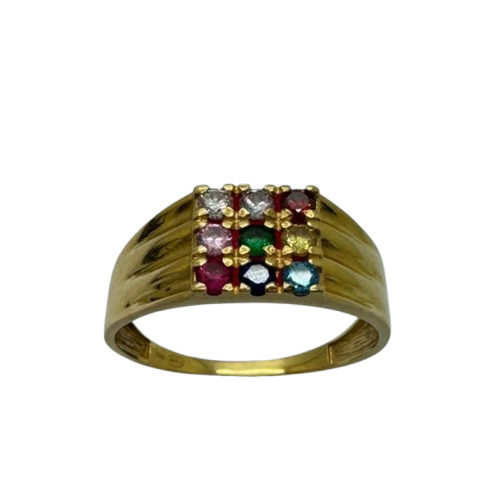 Chevalière en or jaune 18K Taille-65