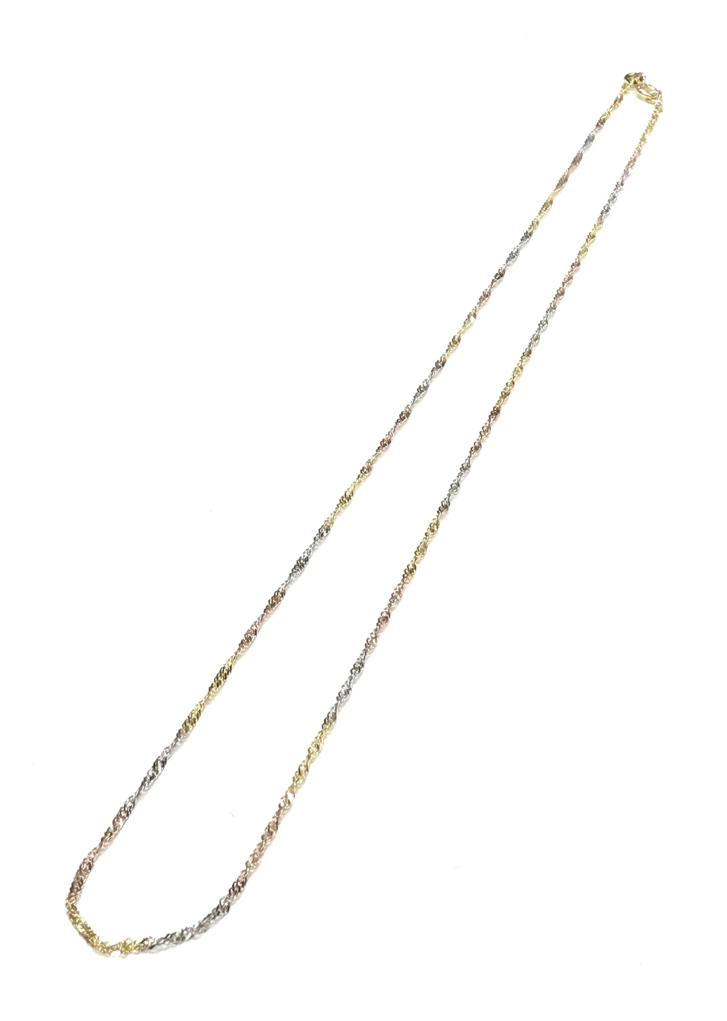 Collier Chaîne Torsadée Or 18k - 2.22 Grs