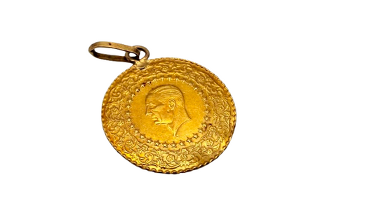 Pendentif Médaille en Or Jaune 18K 1.88 Grs