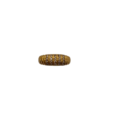 Bague en Or Jaune 18K Taille-56