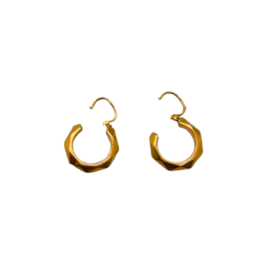 Créoles en or jaune 18K 1.17 Grs