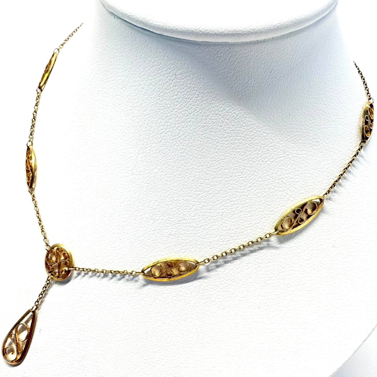 Collier Ras du Cou en Or Jaune 18k - 4.24g