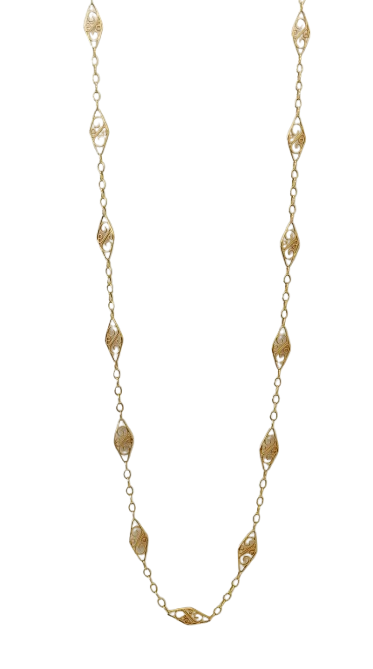 Collier Matinée en Or Jaune 18K 8.69 Grs