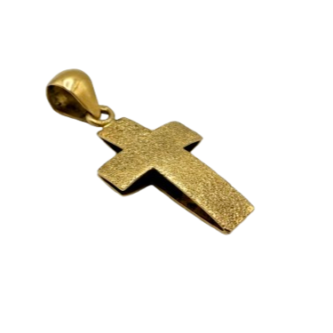 Pendentif Croix en Or Jaune 18K 1.97 Grs