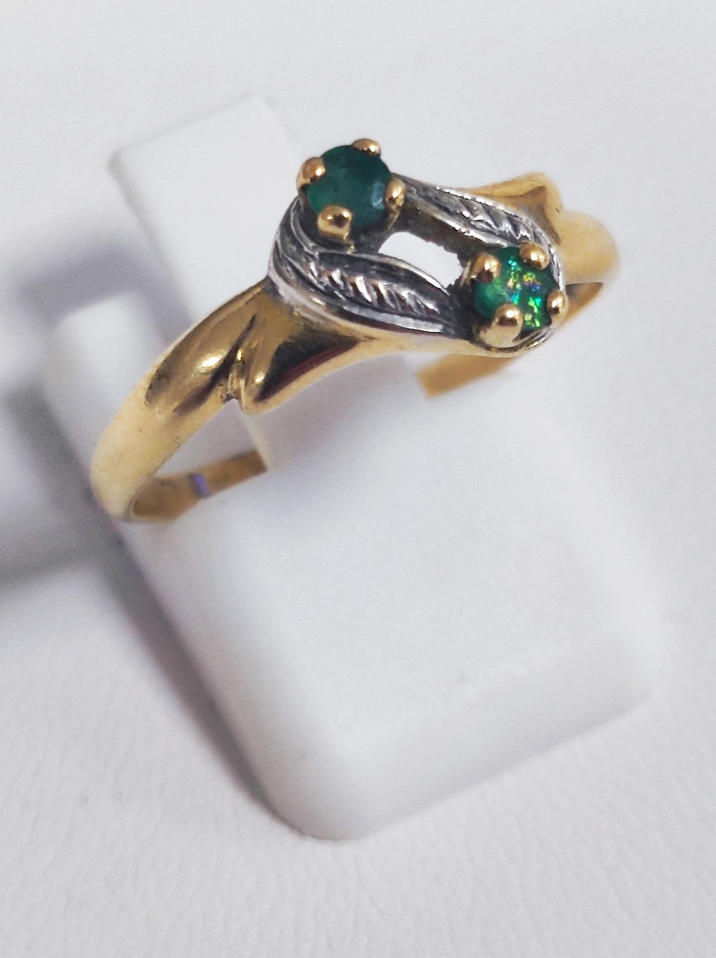 Bagues en Or Jaune 18K avec Oxyde de Zirconium
