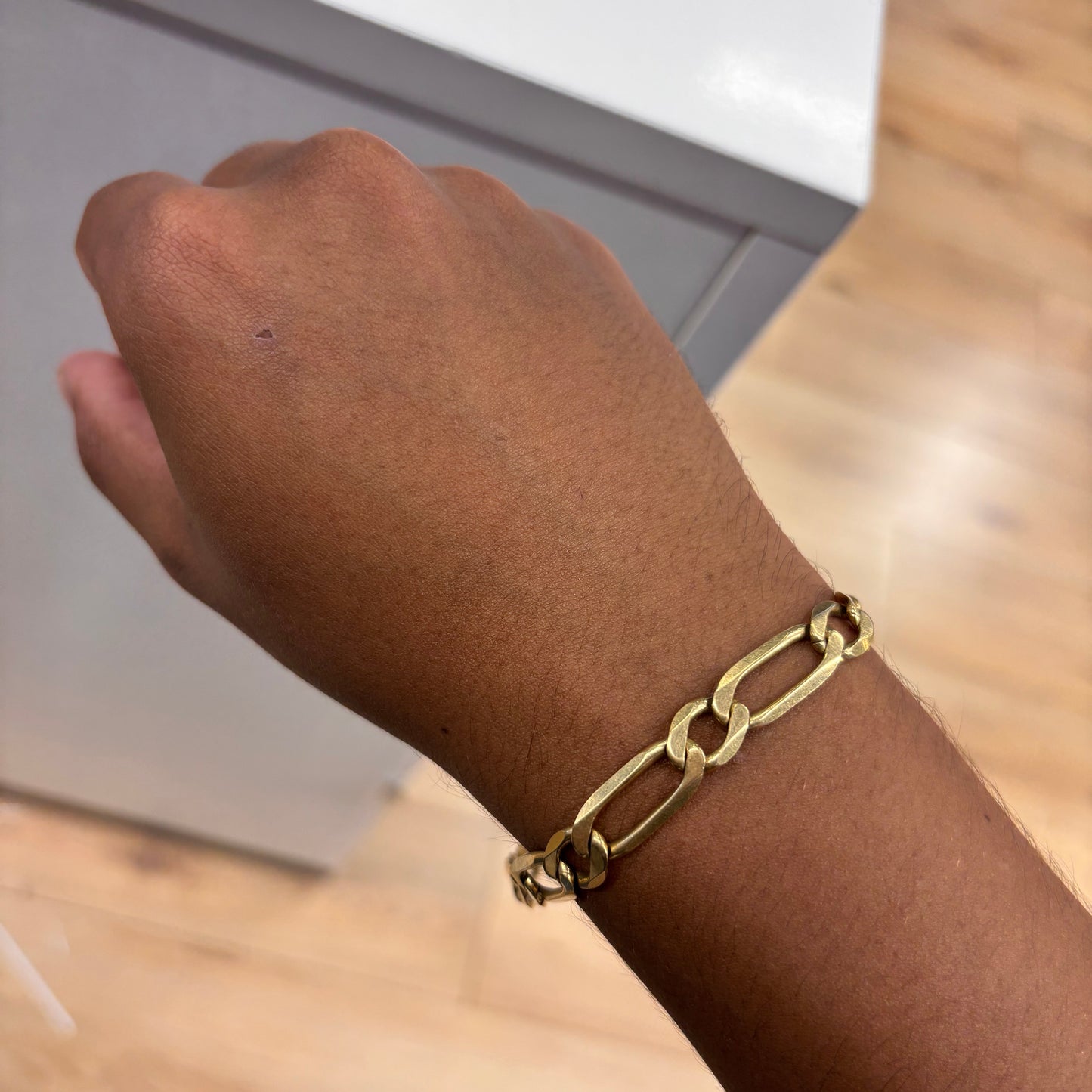 Bracelet Gourmette Or Jaune 18K 21.83 Grs