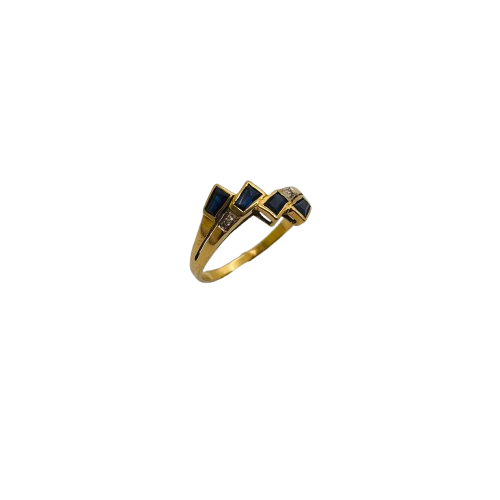 Bague en Or Jaune 18K Taille-54