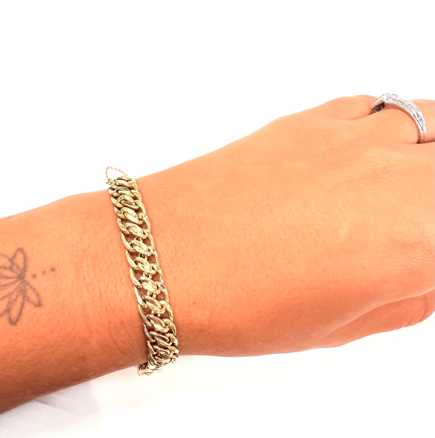 Bracelet maille russe en or 18k 11.58 Grs