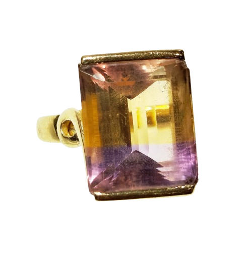 Bague en Or Jaune 18K Taille-57