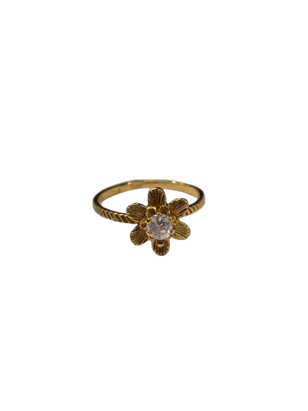 Bague en or jaune 18K Taille-53