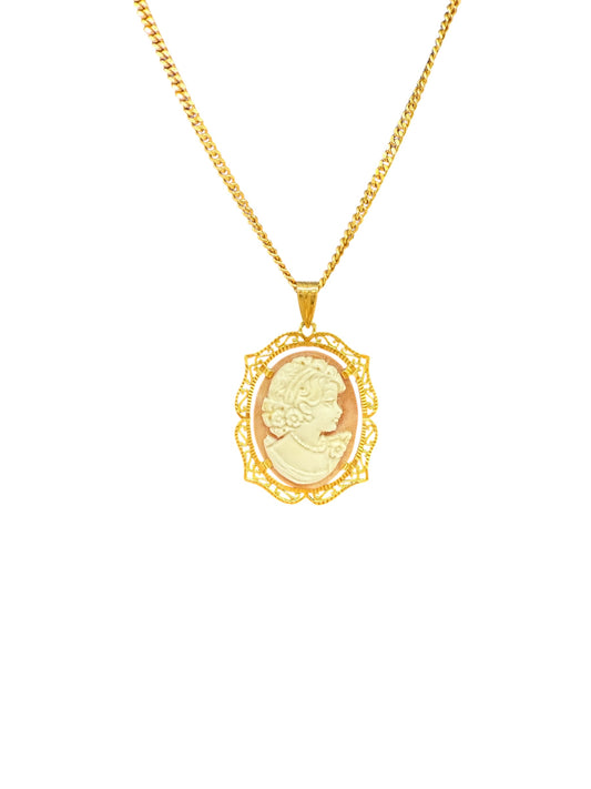 Camée en Or Jaune 18K 4.10 Grs