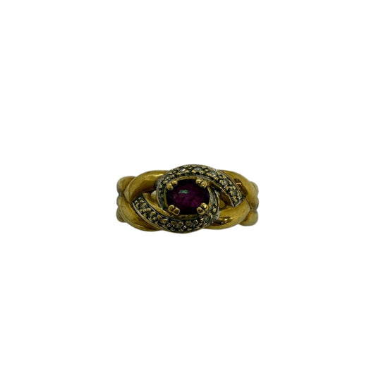 Bague en Or Jaune 18K Taille-52