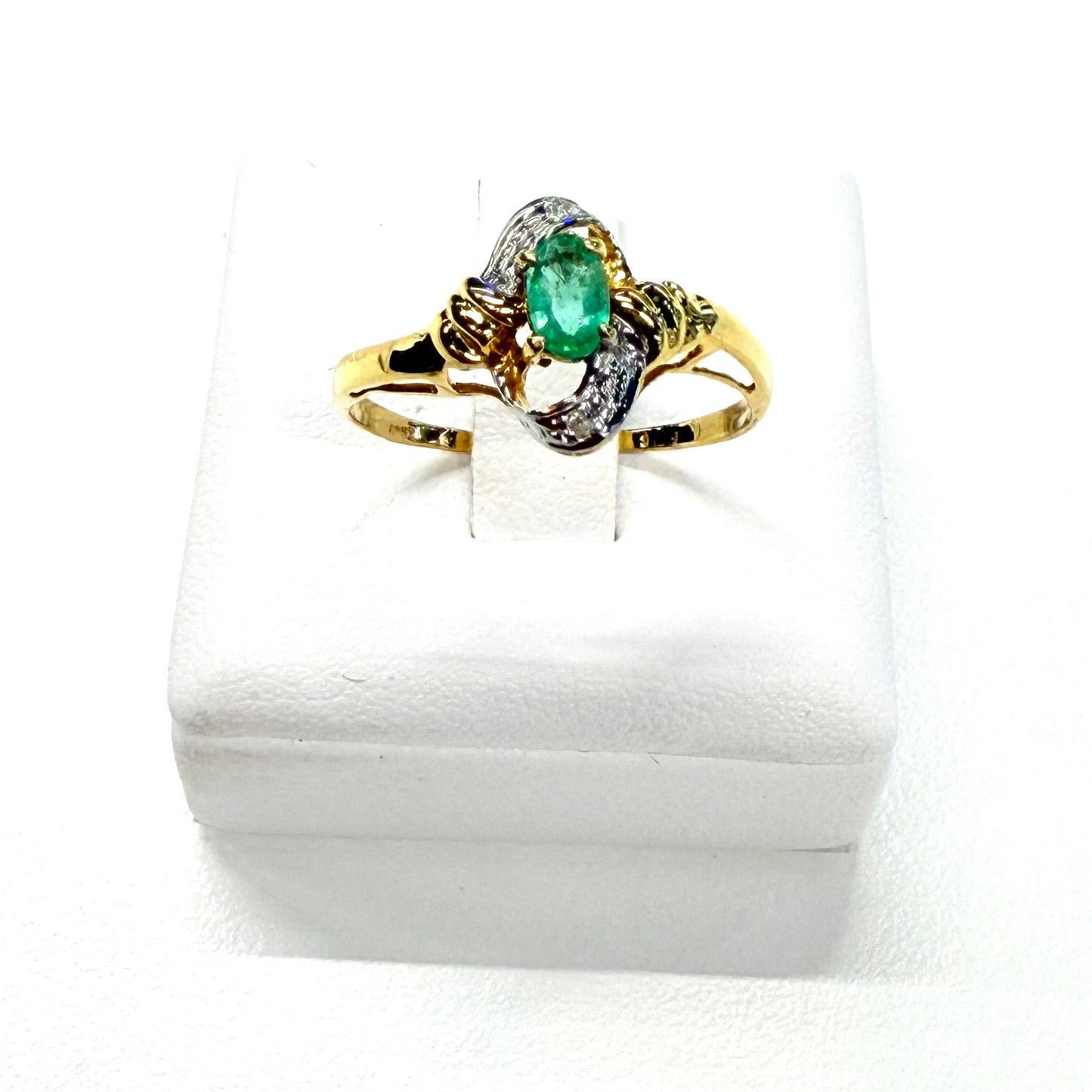 Bague Or Jaune et Blanc  18K 130 Grs - Taille 55