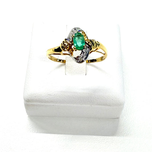 Bague Or Jaune et Blanc  18K 130 Grs - Taille 55