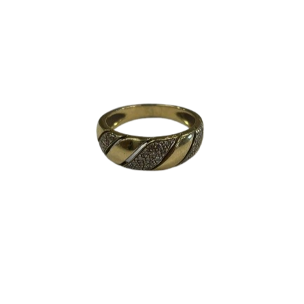 Bague Alliance en Or Jaune 22K Taille-54