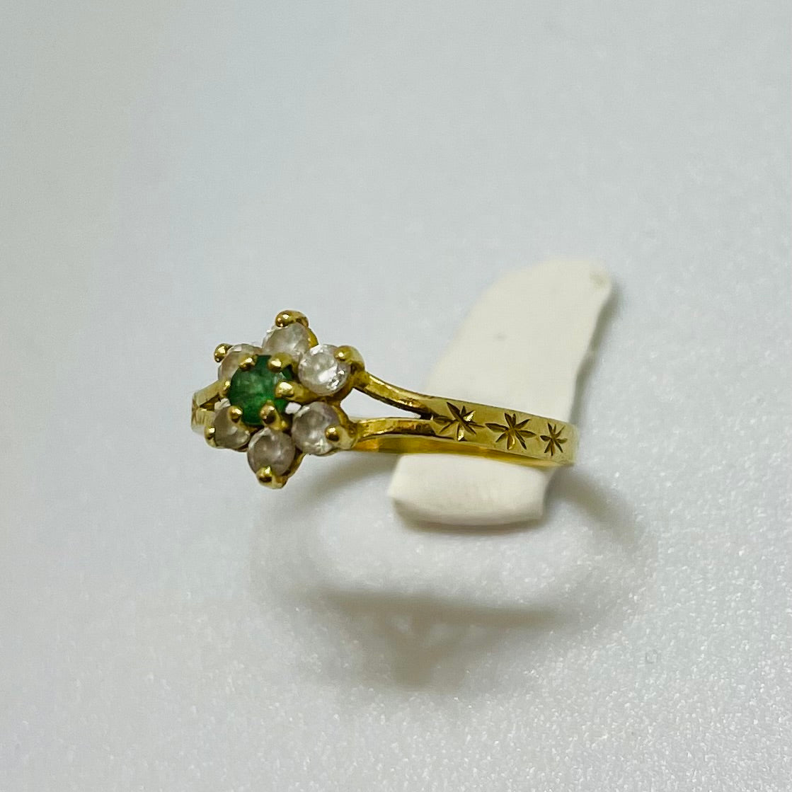 Bague Marguerite en Or Jaune 18K Taille-54