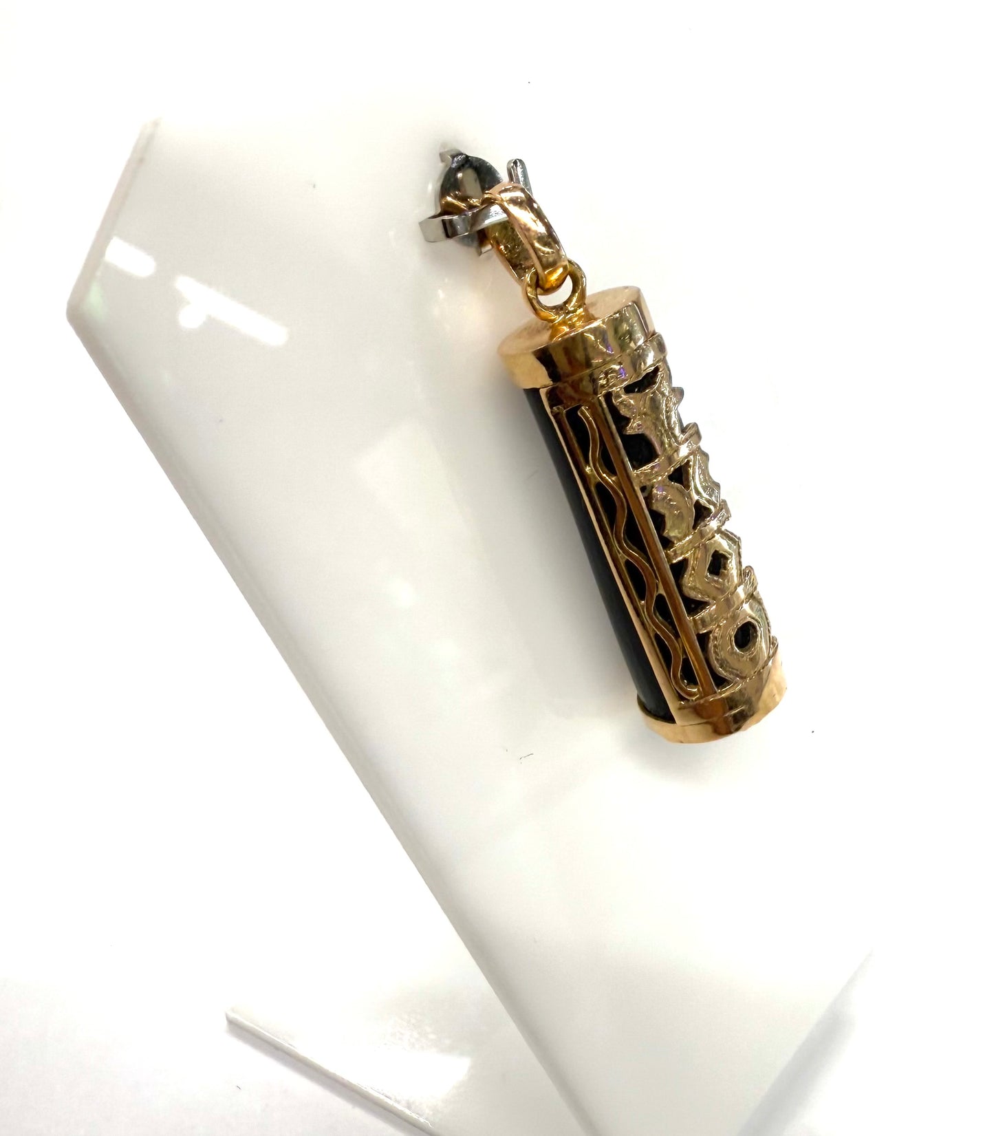 Pendentif Tiki en Or Jaune 18K 4.77 Grs
