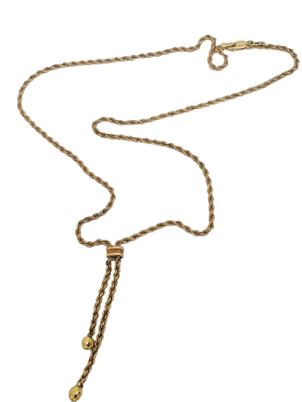 Collier Princesse en Or Jaune 18 Carats – 44 Cm