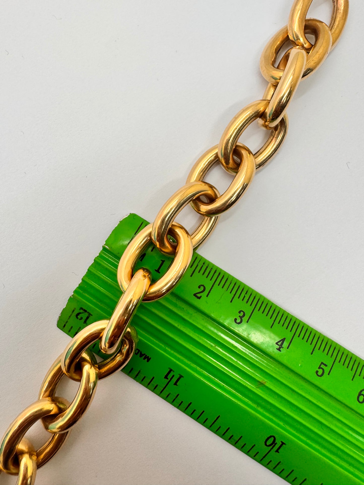 Bracelet Maillon en Or Jaune 18K - 21 Cm