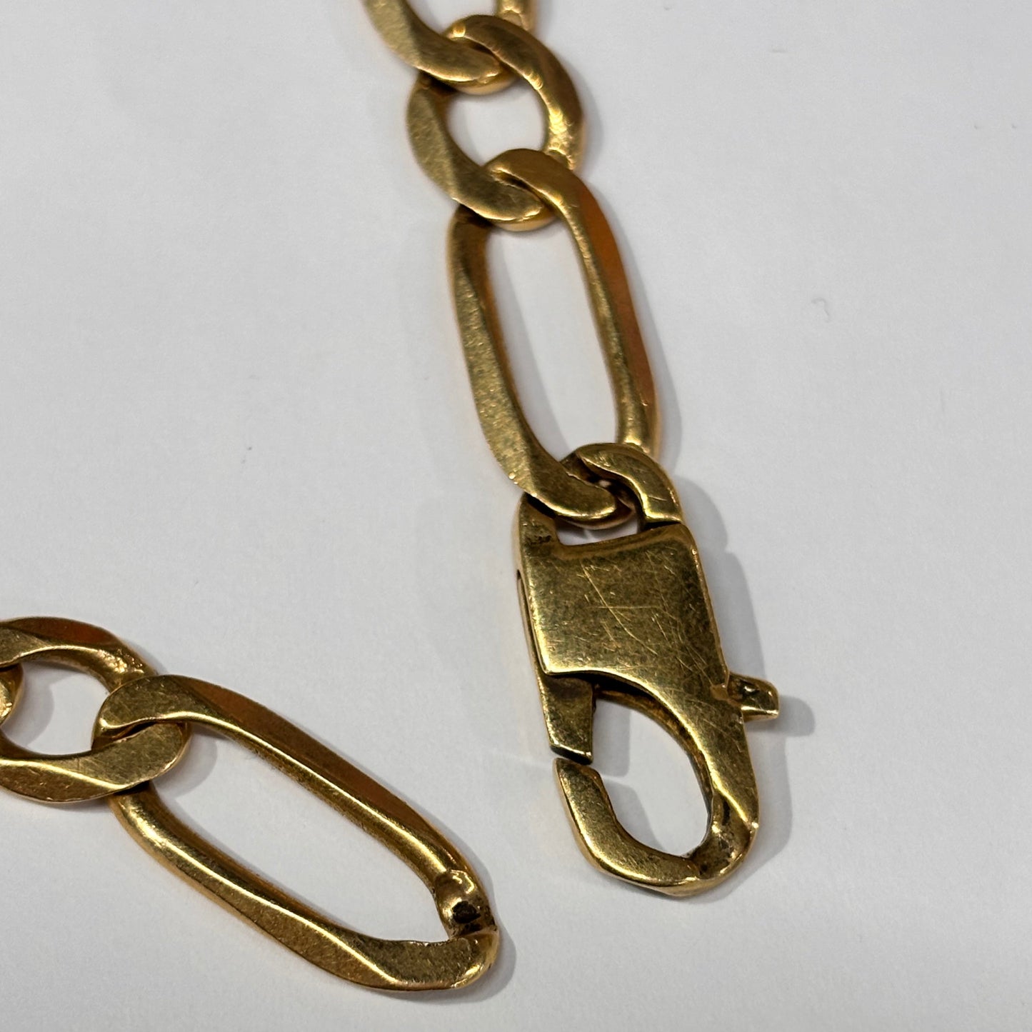 Bracelet Gourmette Or Jaune 18K 21.83 Grs