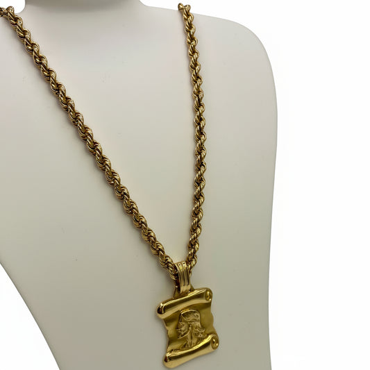 Collier Ras du Cou en Or Jaune 18K - 24.08g