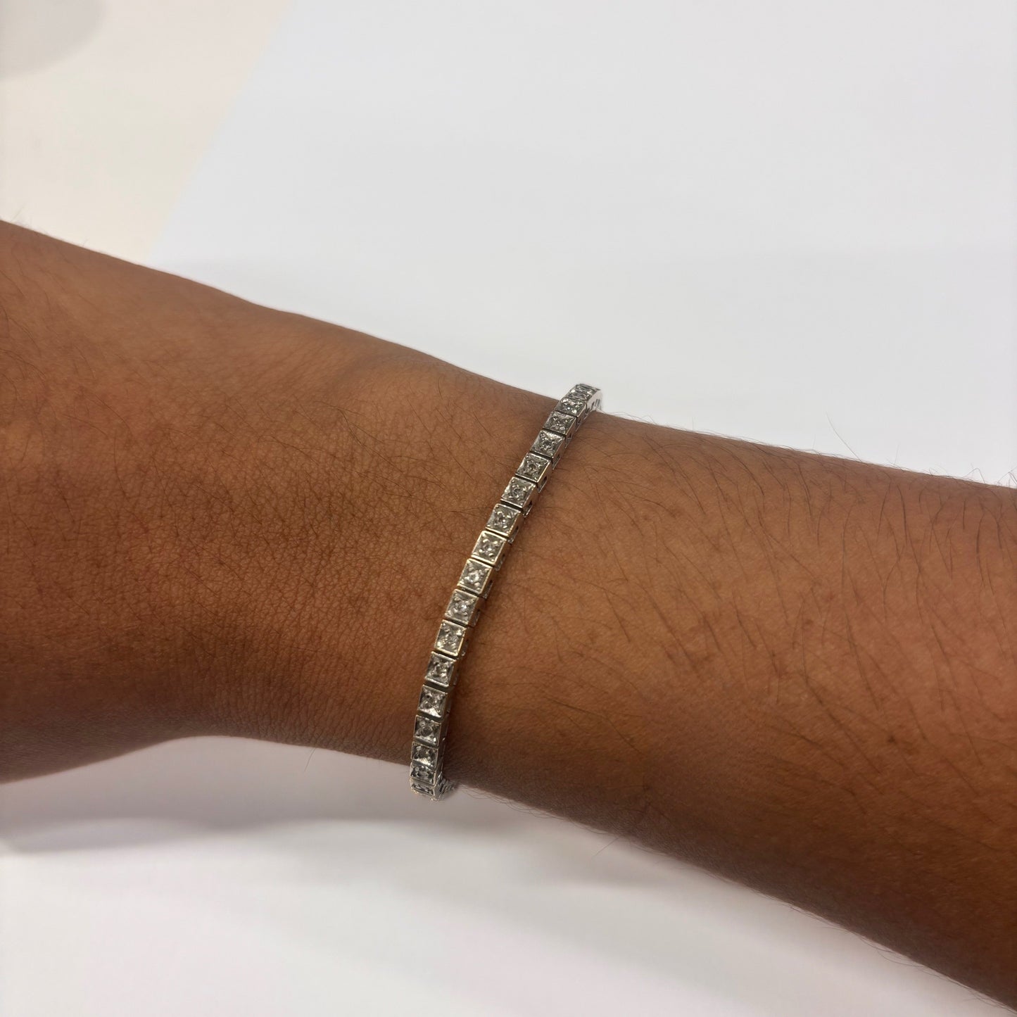 Bracelet en Or Blanc 18K 13.76 Grs