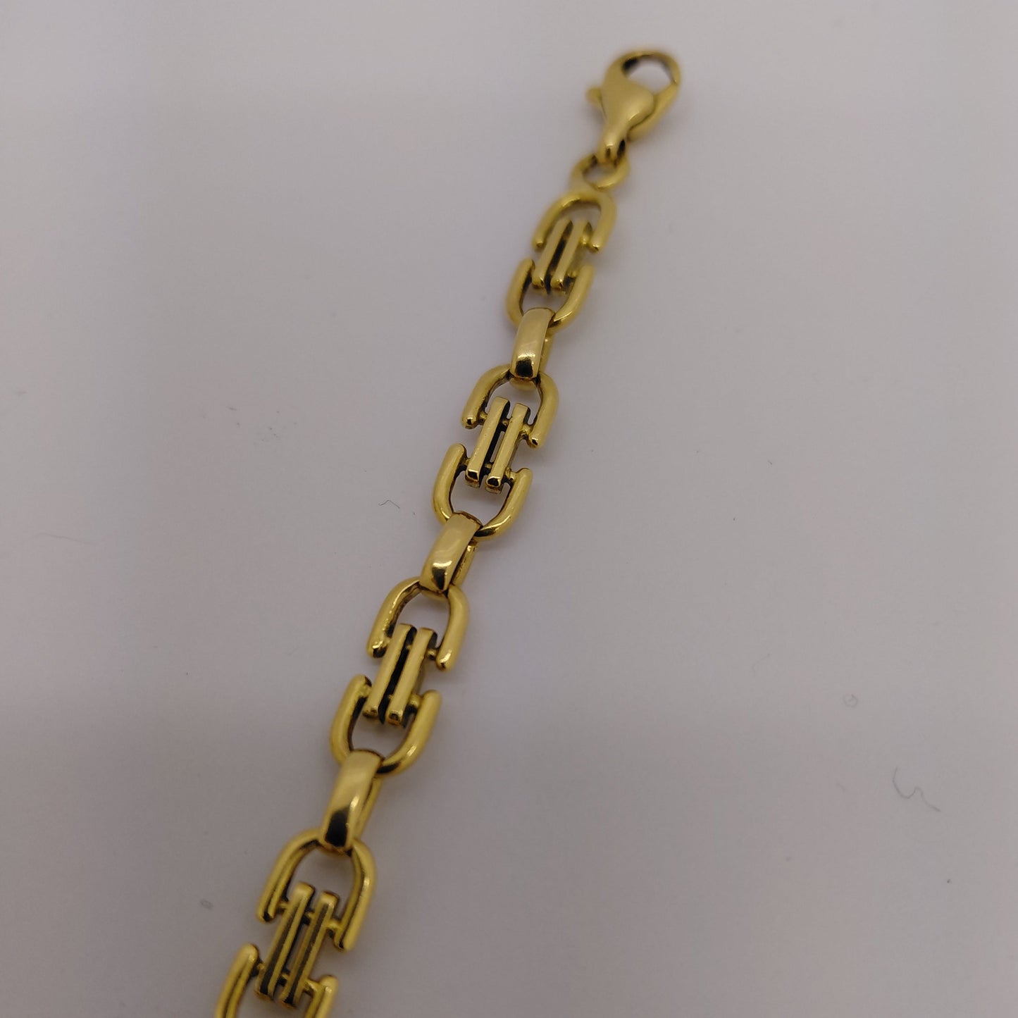 Bracelet Maillon Marine en Or Jaune 18K 13.81 Grs