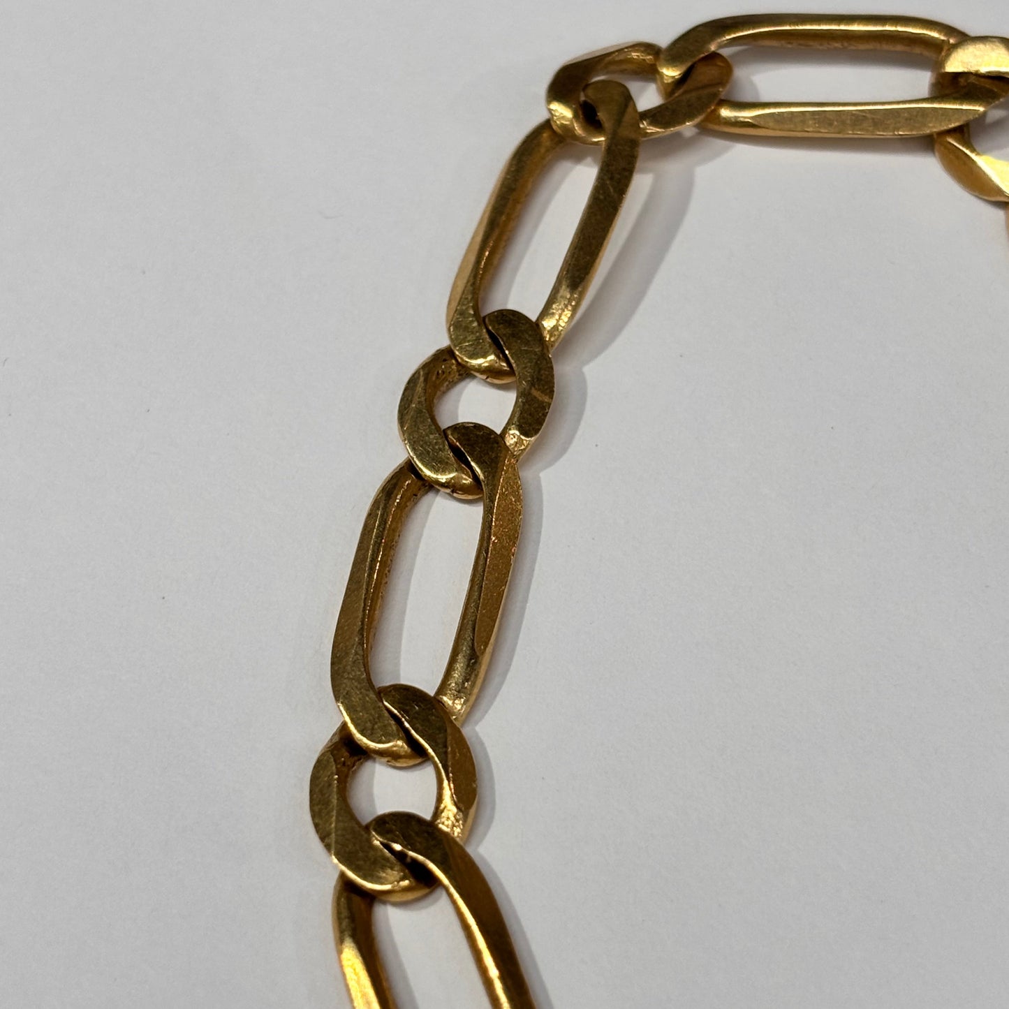 Bracelet Gourmette Or Jaune 18K 21.83 Grs