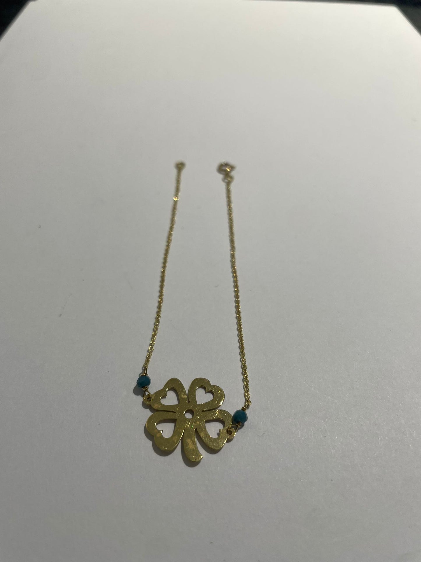 Bracelet chaîne fine en or jaune 18K 2.46 Grs