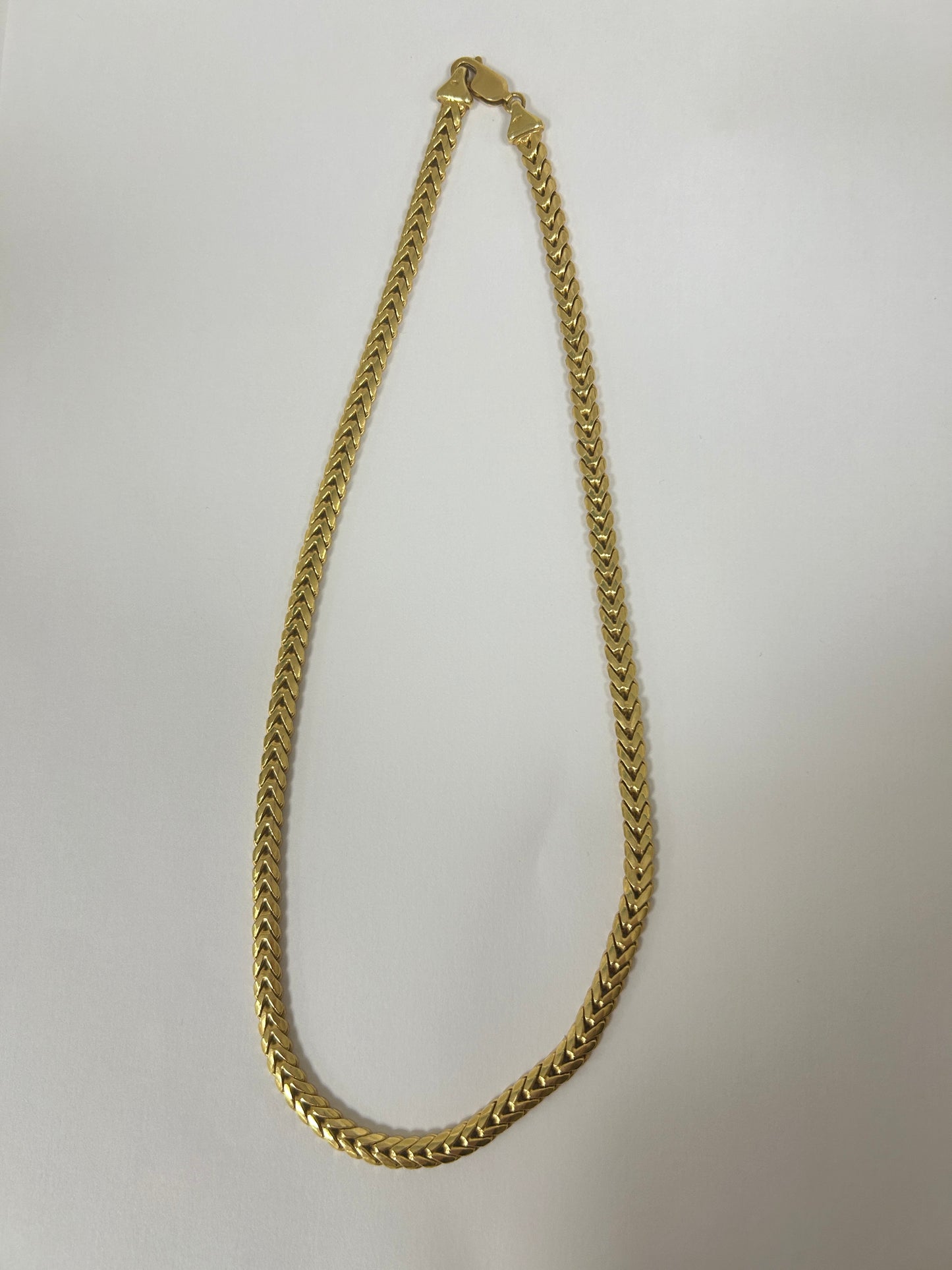 Collier Ras du Cou en Or Jaune 18K 19.30 Grs