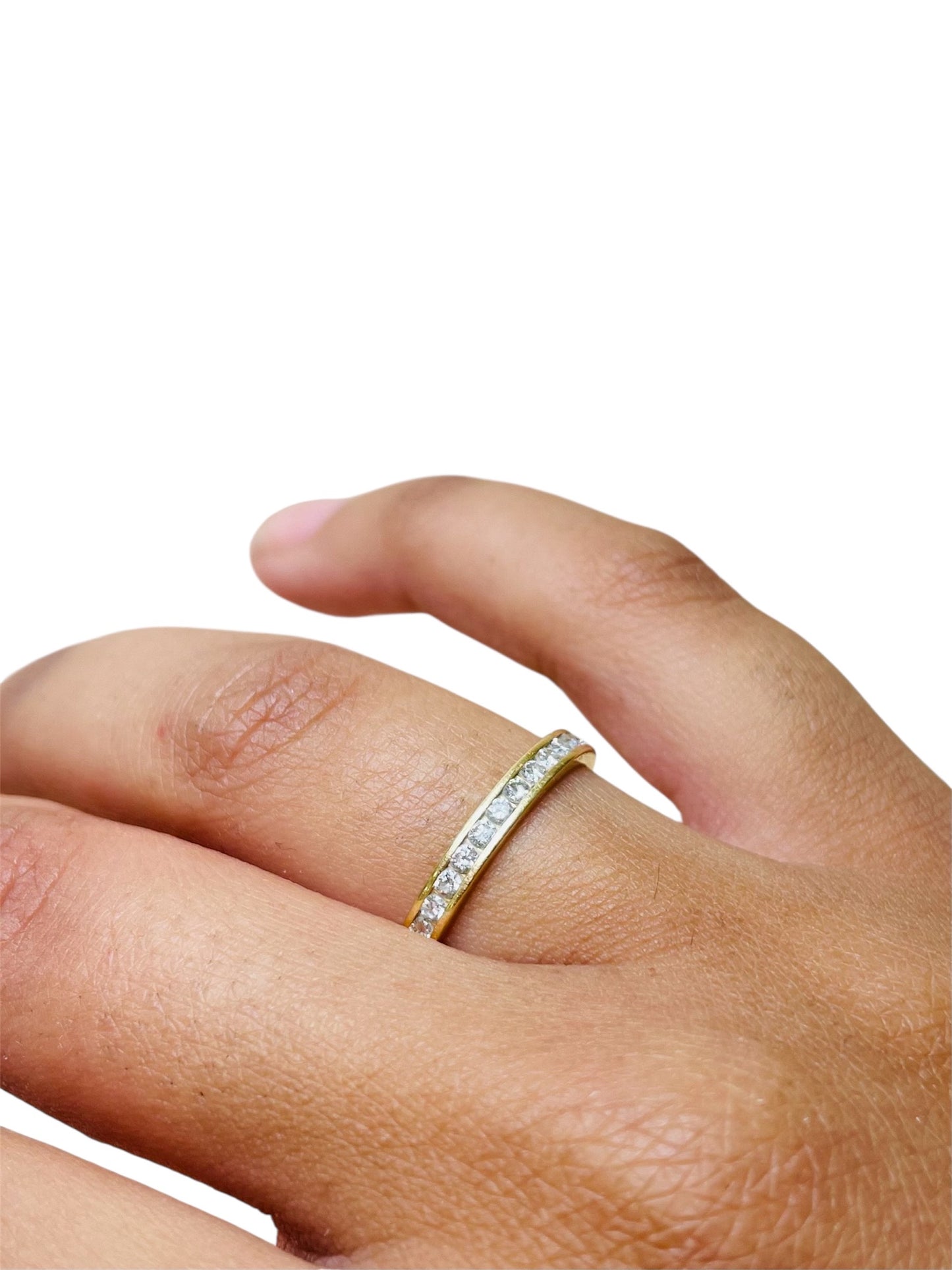 Bague Alliance Or Jaune 18K Taille-50