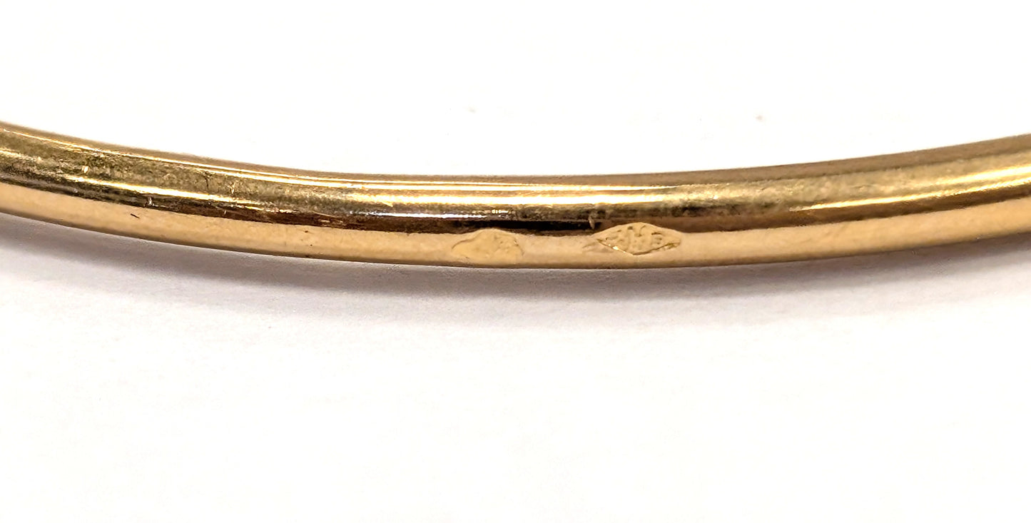 Jonc en or jaune 18K 10.07 Grs