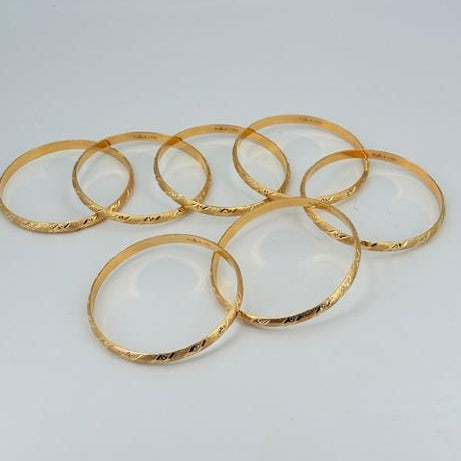 Bracelet Jonc Or Jaune 18K 45.94 Grs