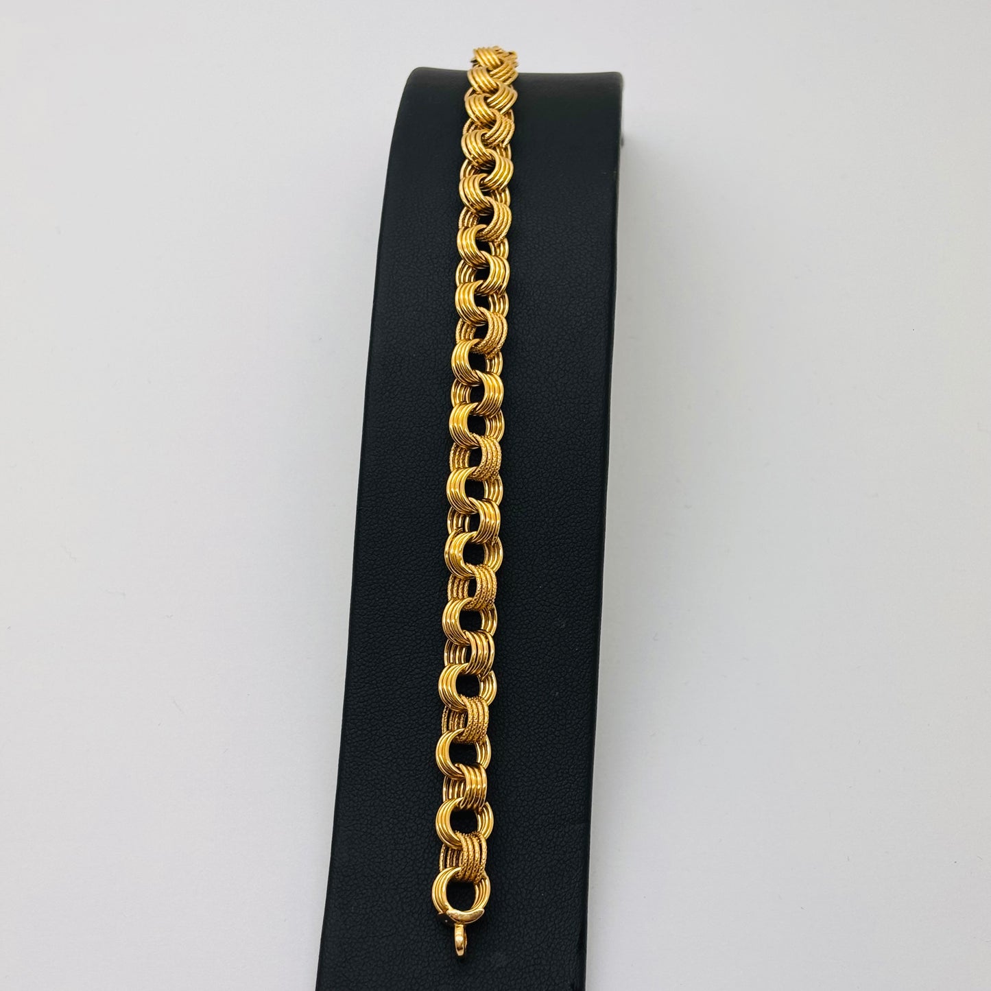 Bracelet gourmette en Or Jaune 18K - 8.17 Grs
