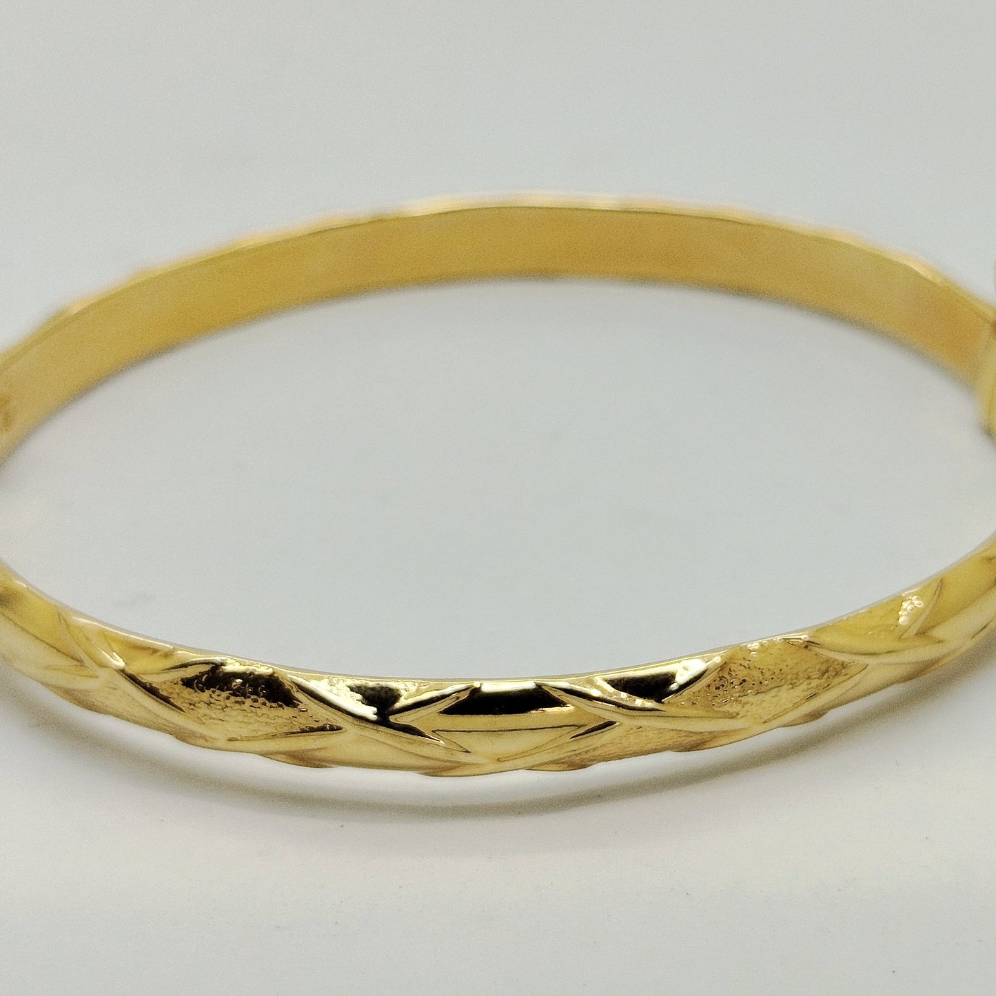 Bracelet Jonc en Or Jaune 18K Poinçonné 750