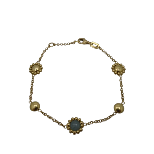 Bracelet Maillon Forçat Or Jaune 18K 4.87 Grs