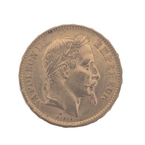 Piece 20 Francs Napoléon III  1867