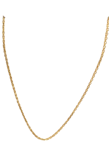 Collier Princesse en Or Jaune 18k  4.94 Grs